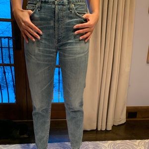 Straight leg jeans